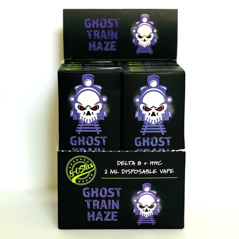 80 stixx Delta 8 HHC 2 ml Disposable Vape Ghost Train Haze 2